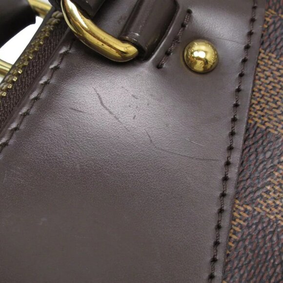 Auth LOUIS VUITTON Handbag Ebene Damier canvas - Picture 10 of 16